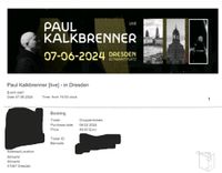 Paul Kalkbrenner am 7.6.2024 Dresden - 2 Tickets Sachsen - Chemnitz Vorschau