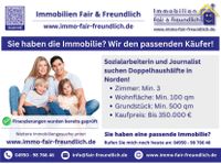 Sozialarbeiterin und Journalist suchen Doppelhaushälfte in Norden oder näherer Umgebung! Niedersachsen - Norden Vorschau