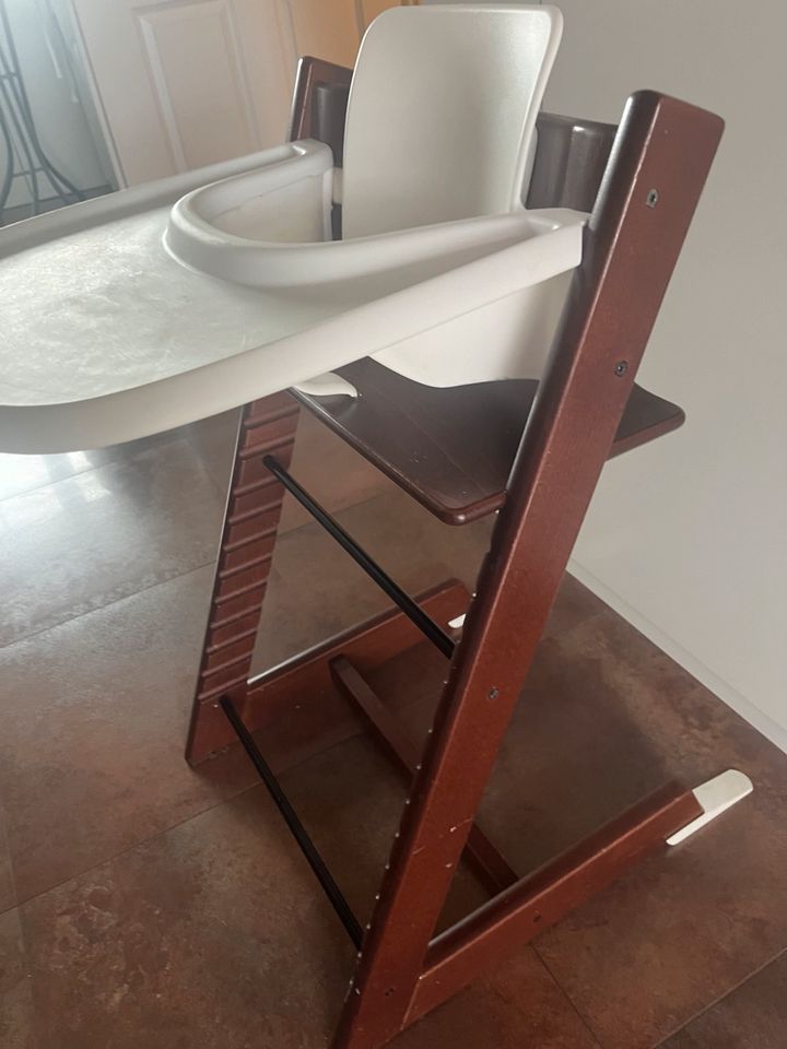 Stokke Trip Trap Komplett walnut brown in Ingelheim am Rhein