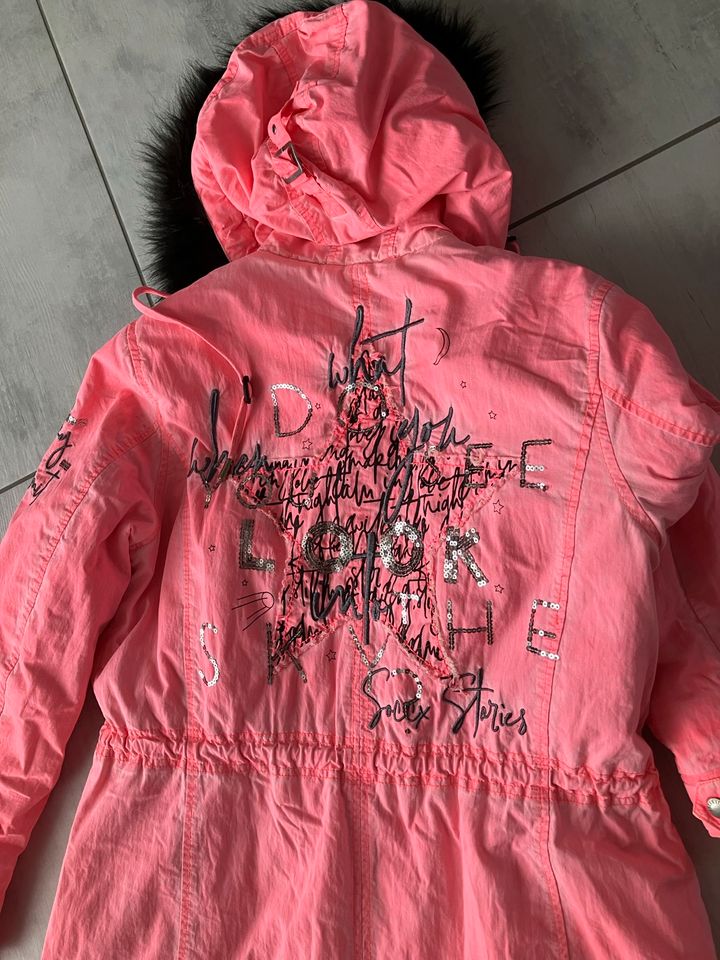 Soccx Winter Mantel Größe L in einem verwaschenen Pink in Plauen
