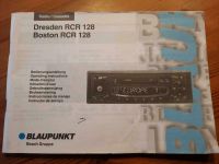 Bedienungsanleitung v. Blaupunkt Radio Dresden RCR 128 Niedersachsen - Edemissen Vorschau