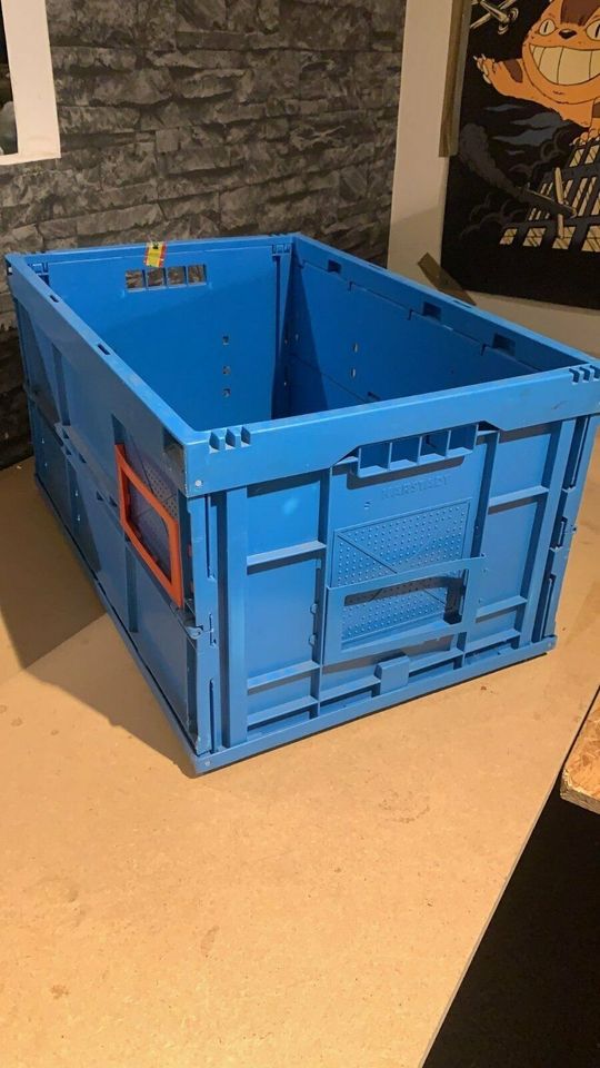 500x Faltboxen Euromaß 600x400x320 mm Klappboxen Blau in Lohne