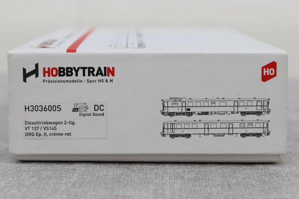 Hobbytrain H303600S Dieseltriebwagen 2-tlg. VT137/VS145 DRG in Frankfurt am Main