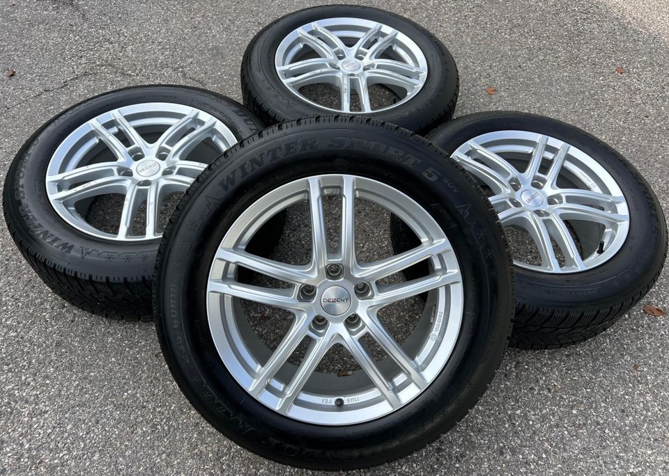 4 ALU 18" WINTERRÄDER AUDI Q5 8R FY 235/60R18 107H DUNLOP  #1G2F in Bad Tölz