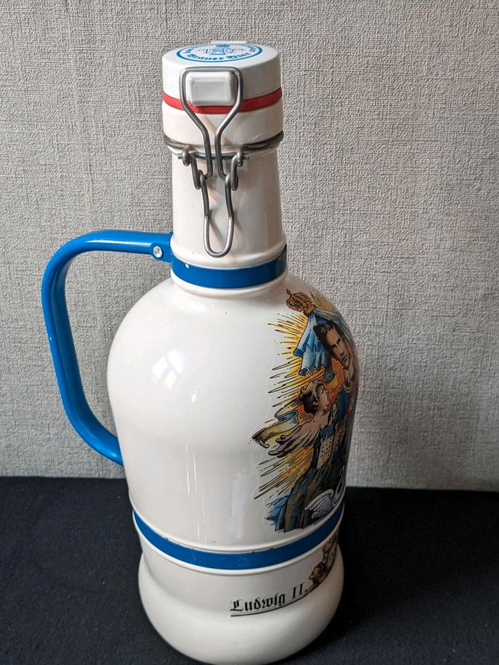 Sammler Bier- Krug Karaffe Ludwig Bayern 2 l Keramik Vintage in Schwerin
