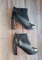 Stiefel Gr. 41 hoch Pumps chic Absatz gold Sachsen-Anhalt - Osternienburger Land Vorschau