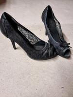 Festliche High Heels (schwarz und grau) Bayern - Mainburg Vorschau