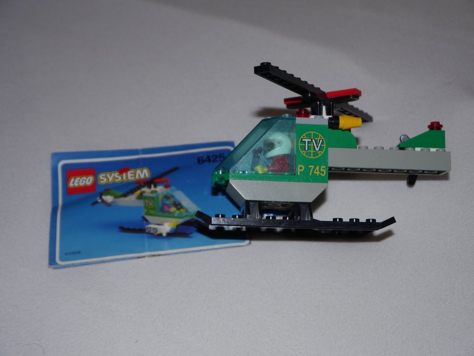 Lego 6425 Hubschrauber Helikopter Heli Pilot Flugzeug in Beelen