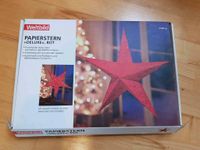 Advent Weihnachten Papierstern "Deluxe" rot-gold 60cm Bayern - Bergrheinfeld Vorschau