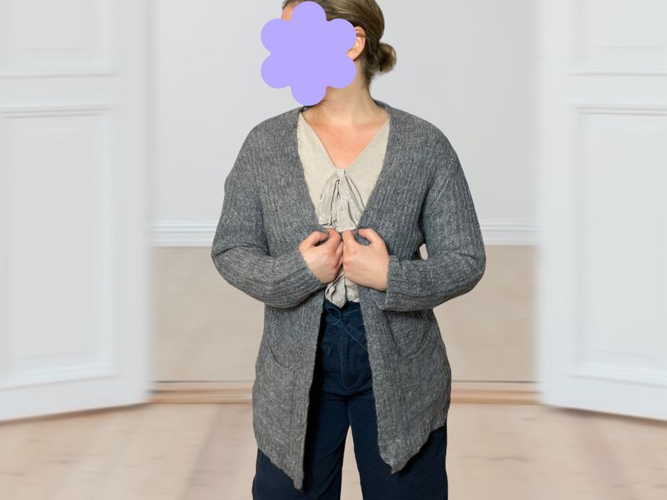 Zara Strickjacke Wolljacke Cardigan Rippenstrick Mohair Wolle in Berlin