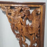 2er Set Ornament Eckelement Relief Paneel Holz Thailand Niedersachsen - Lüchow Vorschau