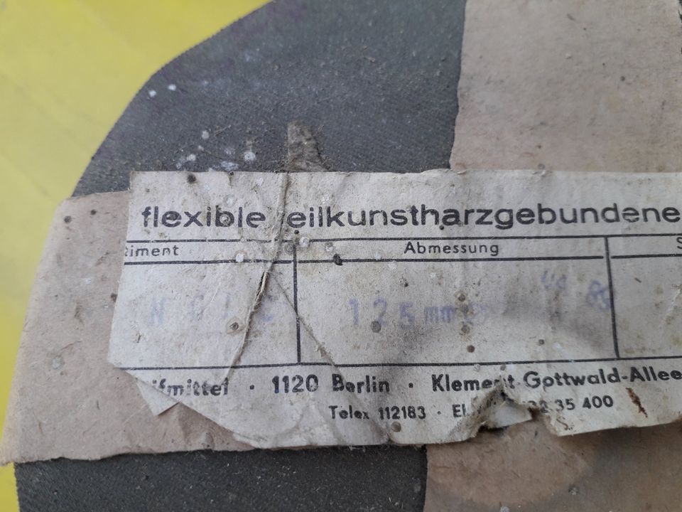 Schleifteller / Sandpapierschleifscheiben für Bohrmaschine in Grünbach