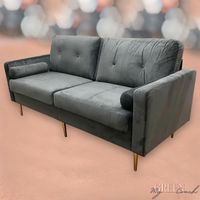 Inkl. Lieferung Sofa NEU Samt 2 Sitzer Couch Eckcouch Ecksofa Berlin - Reinickendorf Vorschau