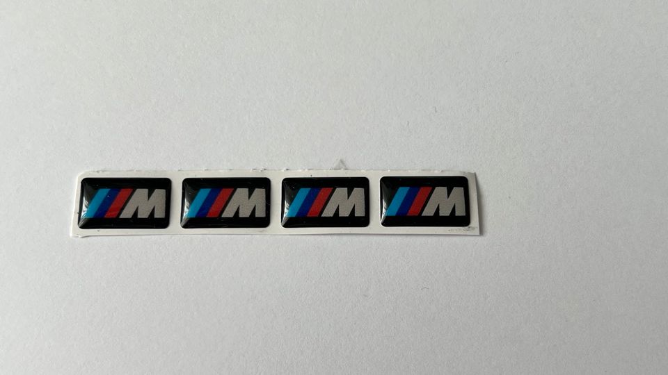 4 x Embleme für BMW M Felgen (9MM - 17MM) M Power M Performance in Böblingen