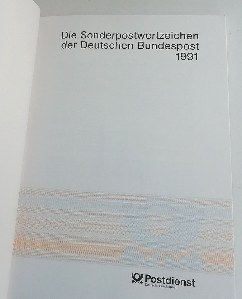 Sonderpostwertzeichen Deutsche Bundespost 1985 + 1991 im Schuber in Handeloh