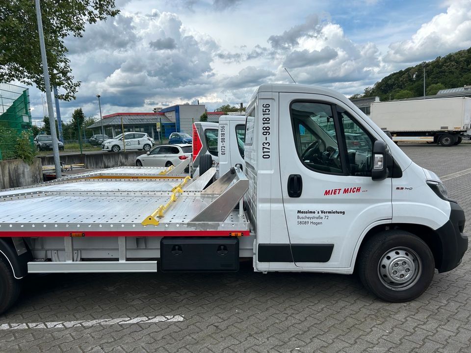 LKW 3.5 T, Autotransporter, Abschlepper, Abschleppwagen , Mieten Leihen in Hagen