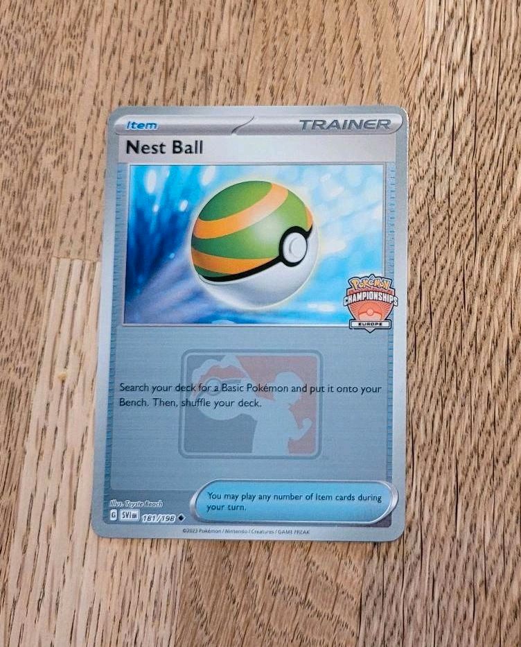 Pokemonkarte Nestball London 2024 in Lindau