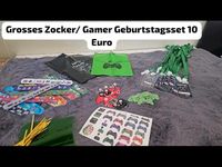 Zocker Gamer PS Geburtstags Jungs Mädchen Geburtstag Set Niedersachsen - Dinklage Vorschau