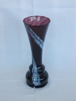 Vase Glasvase dunkelrot in sehr schönem Design Dresden - Prohlis-Nord Vorschau
