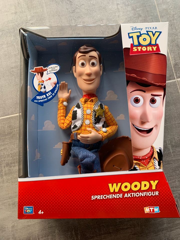 Toy Story Woody sprechende Aktionfigur in Erftstadt