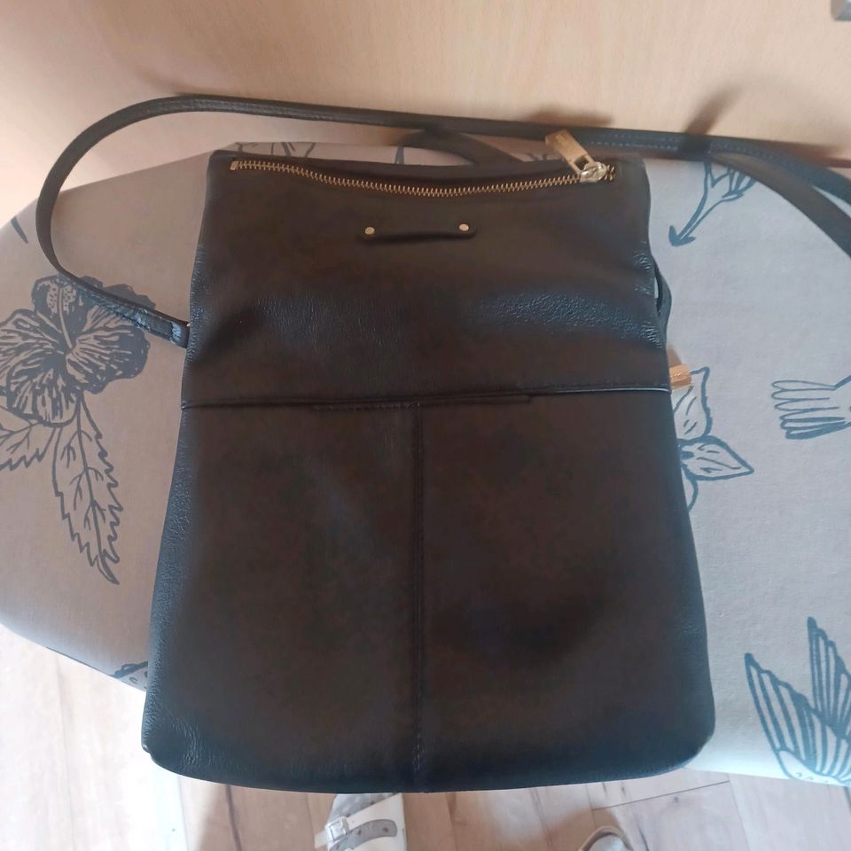 Tasche schwarz mit Gold, neu, Brampton London, in Seibersbach