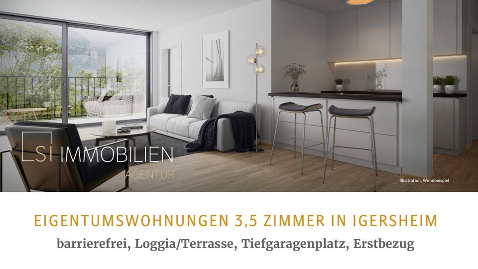 Neubau & Erstbezug / 3,5 Zimmer-Etagenwohnung mit Ausblick in Igersheim