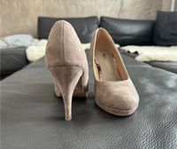 Beige Velours Pumps High Heels Tamaris Gr. 37 Baden-Württemberg - Albstadt Vorschau