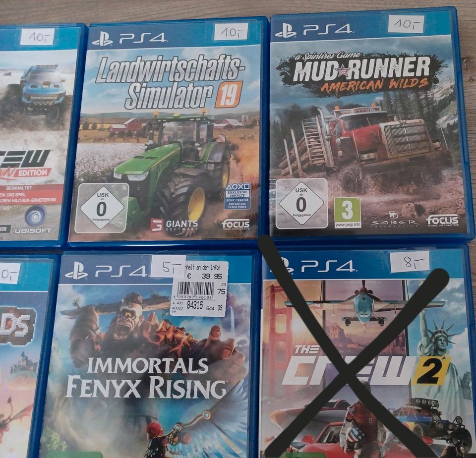 PS4 Spiele und ein PS5 Spiel in Düren