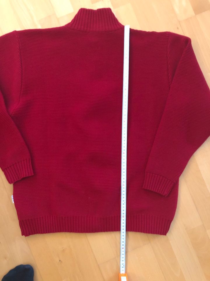 Hilfiger Strickjacke, Größe M, rot in Hürth