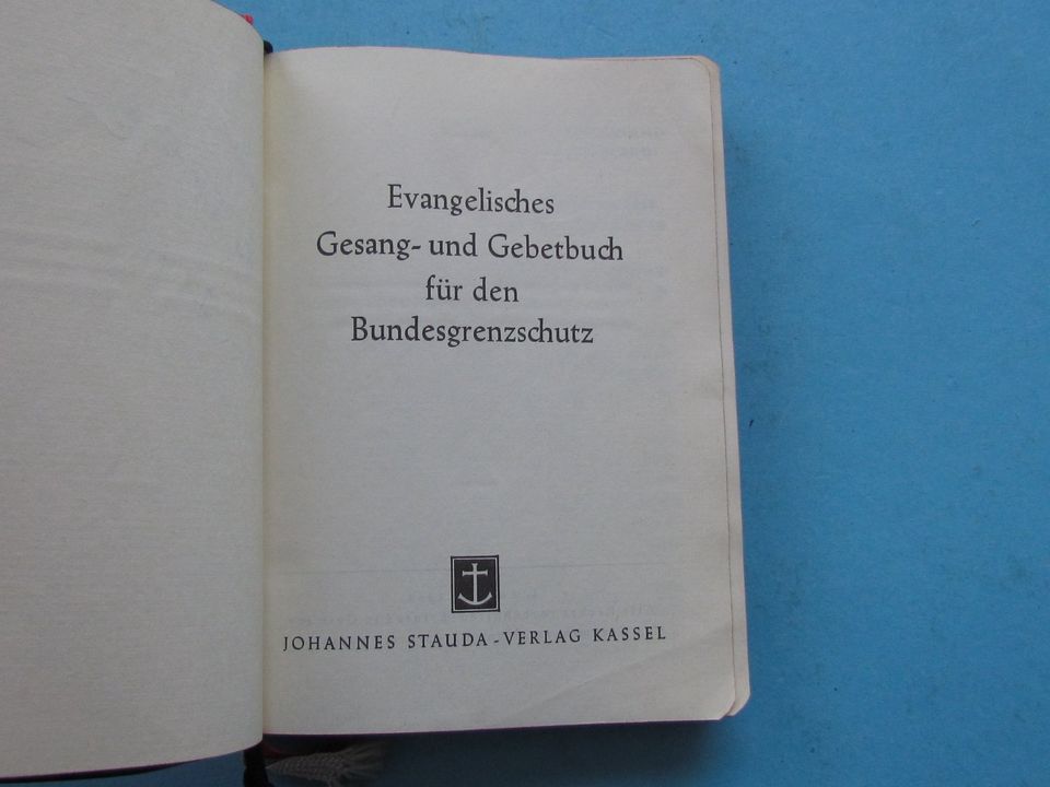 Evangelisches Gesang- und Gebetsbuch - Bundesgrenzschuzt in Alfter