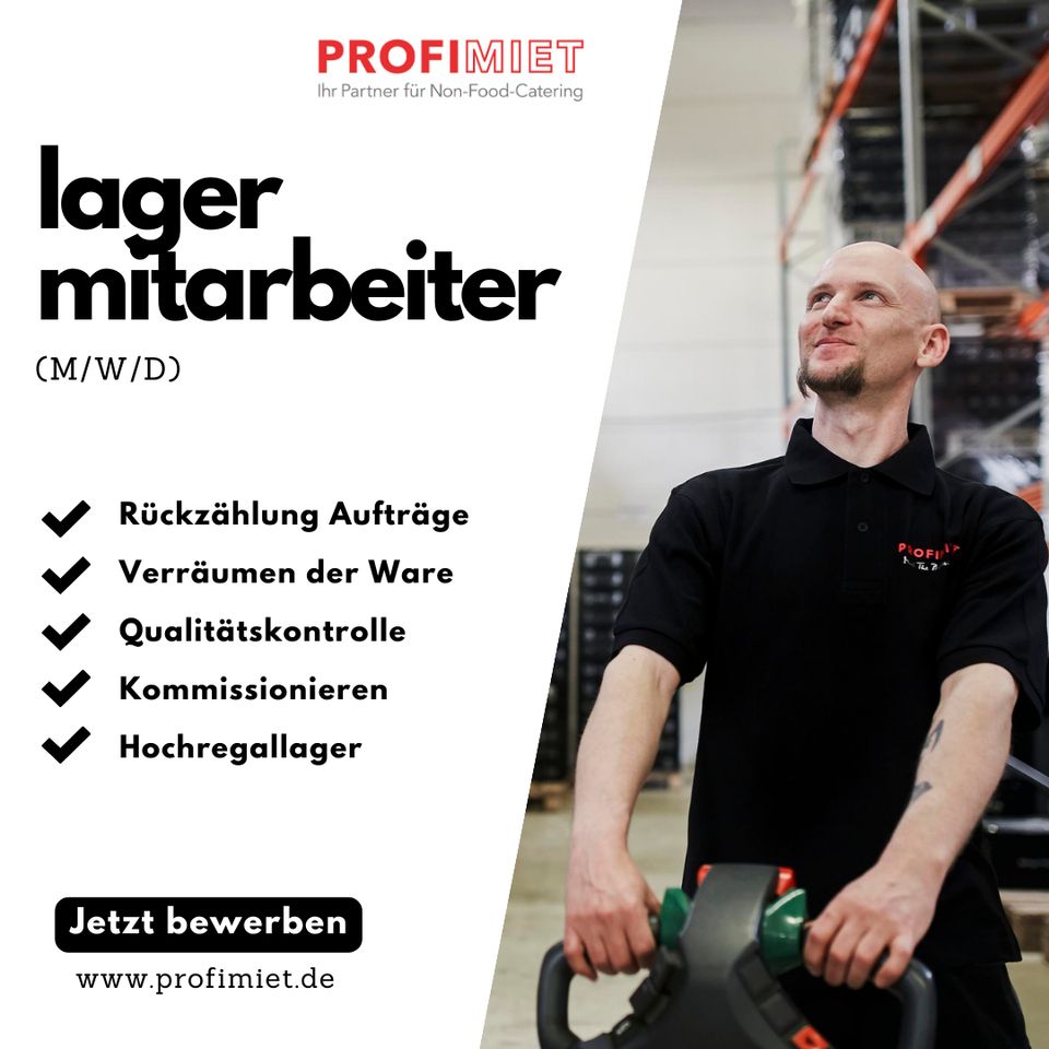 LAGERARBEITER  (m/w/d) in Berlin-Kleinmachnow gesucht in Kleinmachnow