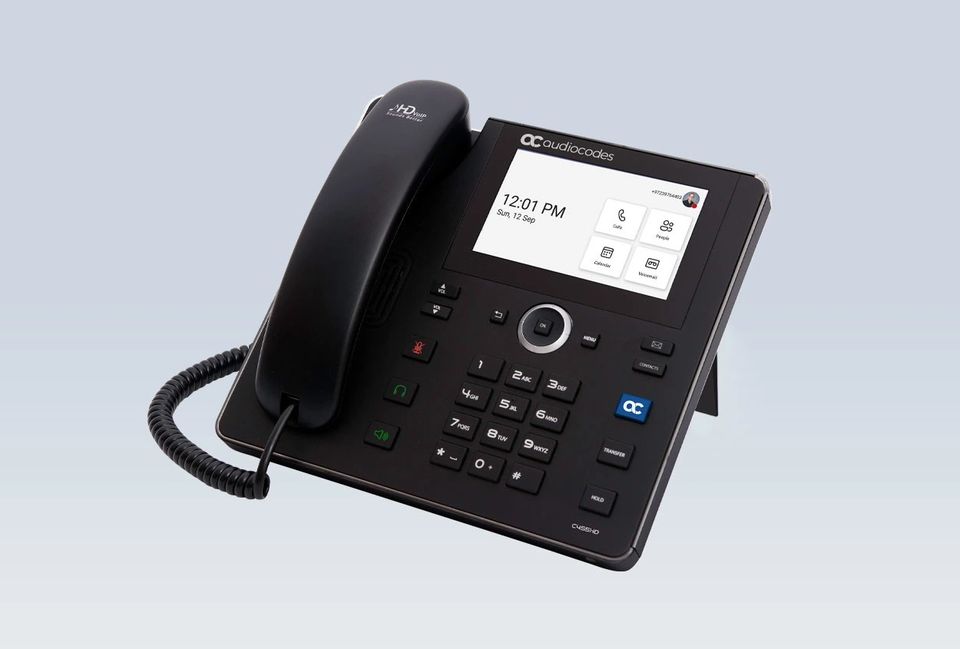 Audiocodes C455 HD natives VoIP Microsoft Teams Telefon in Düsseldorf