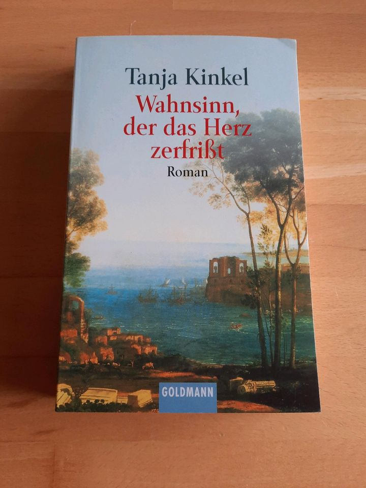 Taschenbuch von Tanja Kinkel "Wahnsinn, der das Herz zerfrißt" in Erkrath