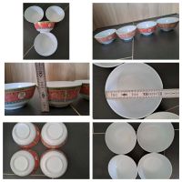 4 chinesische Schälchen, Melamine Ware Niedersachsen - Holle Vorschau