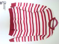 Damen Pullover Rot Weiß Pink gestreift 100% Baumwolle Gr. XL Kiel - Russee-Hammer Vorschau
