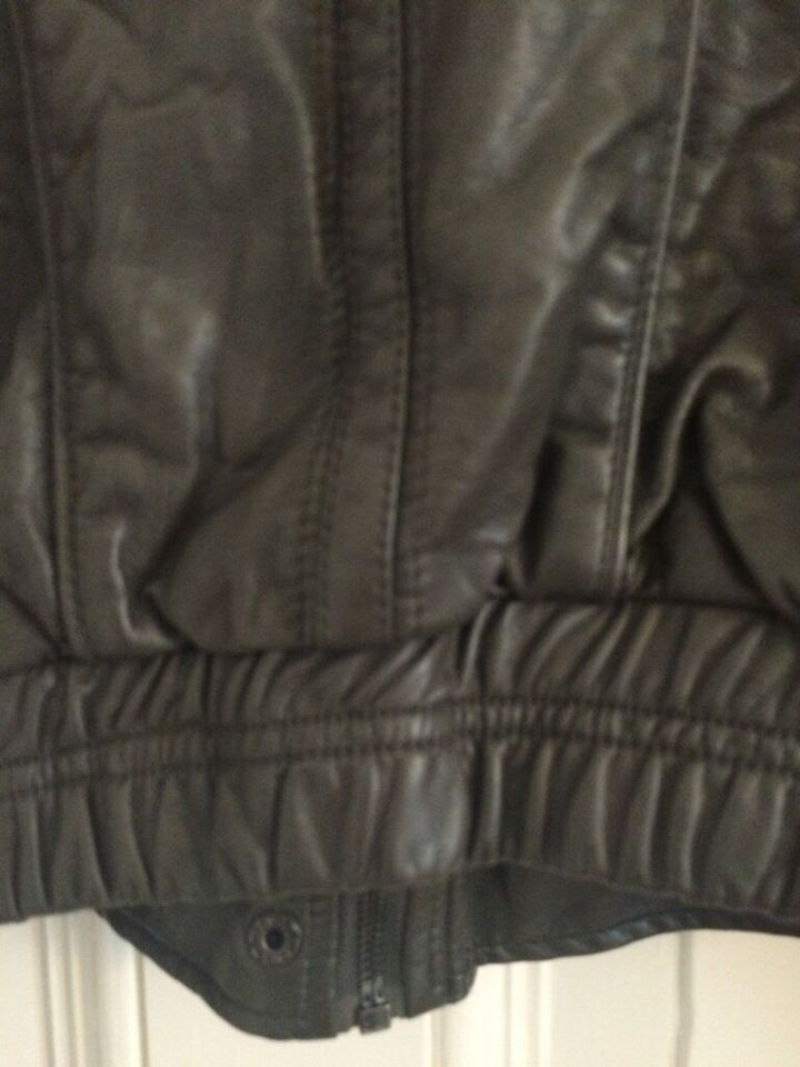 Zara Lederjacke Gr.M/36/38 grau Biker Blouson in Berlin