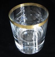 Whisky-Glas mit Goldrand Mecklenburg-Vorpommern - Wismar Vorschau