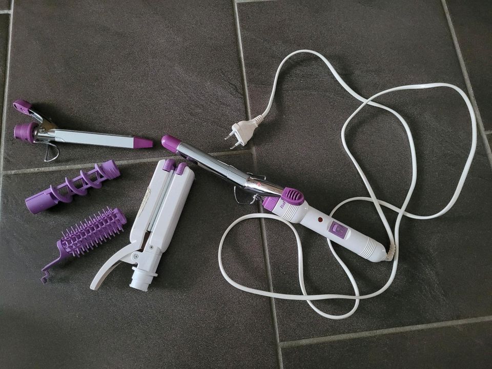 Babyliss bab0462 Glätteisen Lockenstab Curler Aufsätze weiss lila in Dortmund