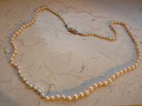 Zuchtperlenkette 97einzel verknüpfte Perlen, 835 Silberschließe Baden-Württemberg - Möglingen  Vorschau