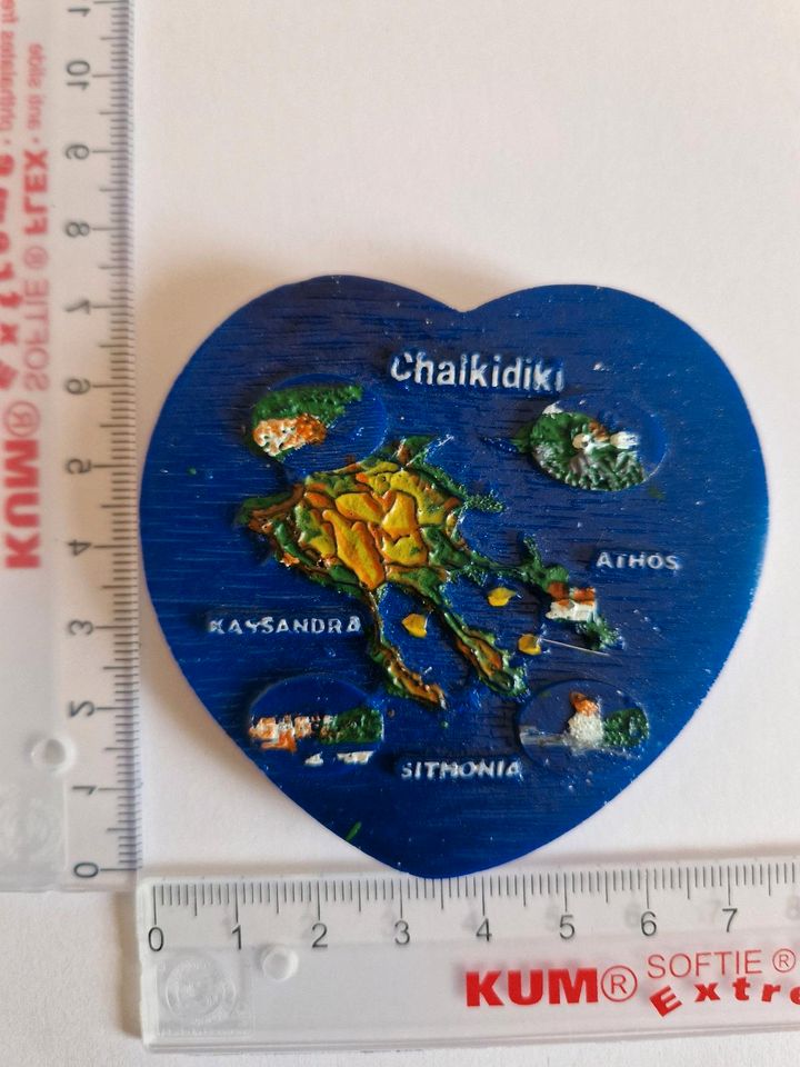 Souvenir 3D Kühlschrank Magnet Chalkidiki 3D Refrigerator Magnet in Nürnberg (Mittelfr)