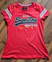 + SUPERDRY + T-Shirt + Rot + Druck vorne + Gr. 40 Bayern - Salzweg Vorschau