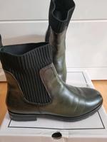 Stiefelette Gr.40  grün  Leder Niedersachsen - Gronau (Leine) Vorschau