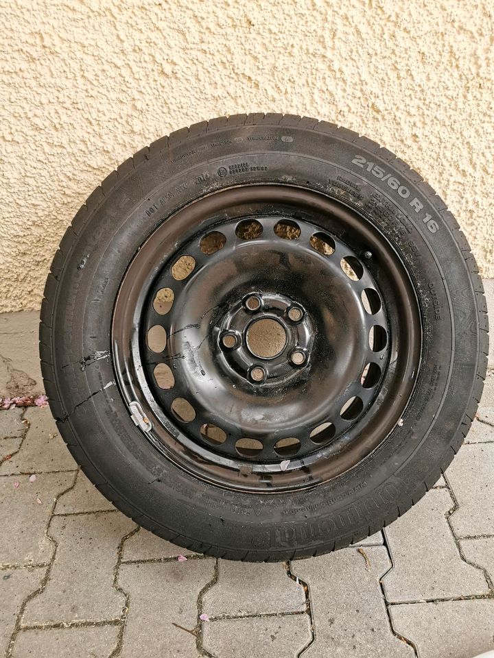 Sommerreifen 215/60 R16 Skoda Audi VW continental in Weiden (Oberpfalz)