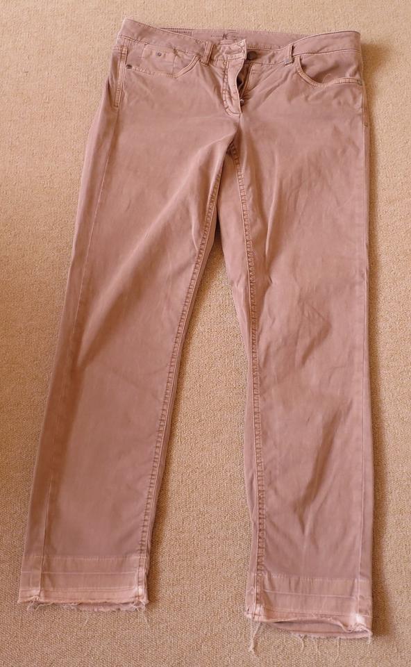 Damenjeans "LUISA CERANO", Gr. 38, beige, Premiumsegment in Leipzig