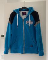 Superdry Sweatjacke Hoodie Jacke blau M Brandenburg - Teltow Vorschau