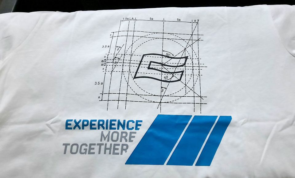 CF Moto T-Shirt " Experience", Damen o. Herren, Gr. XL, weiß in Iserlohn