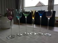 Likörgläser, langstielig, Set 6St., bunt, Schnapsglas Niedersachsen - Drochtersen Vorschau