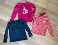 SET Langarm-Shirts Anker Vertbaudet H&M rosa/pink/blau Gr.122 Niedersachsen - Drage Vorschau
