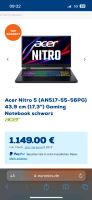 Gaming Laptop Acer Nitro 17.3 Baden-Württemberg - Grünkraut Vorschau