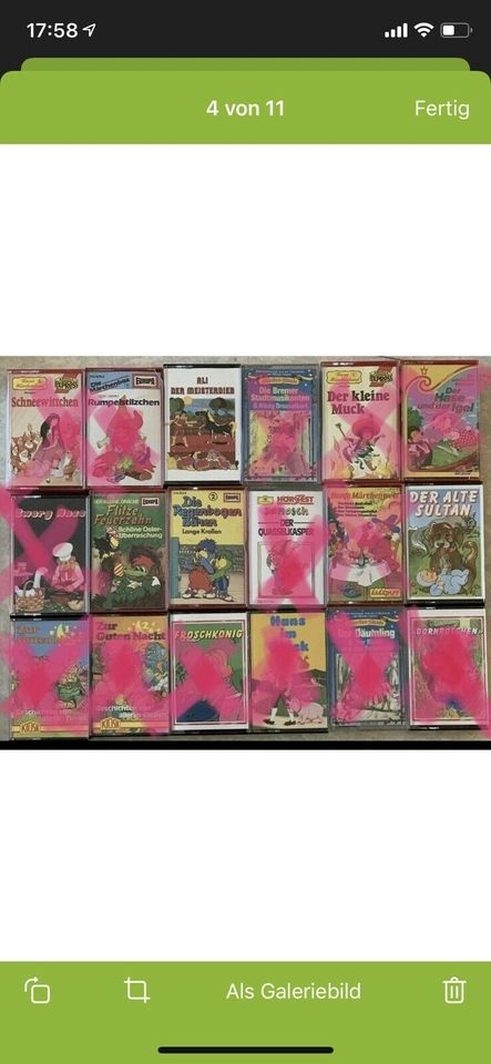 32 Hörspielkassetten Kinderkassetten 80-90iger Kassetten Sammler in Markdorf